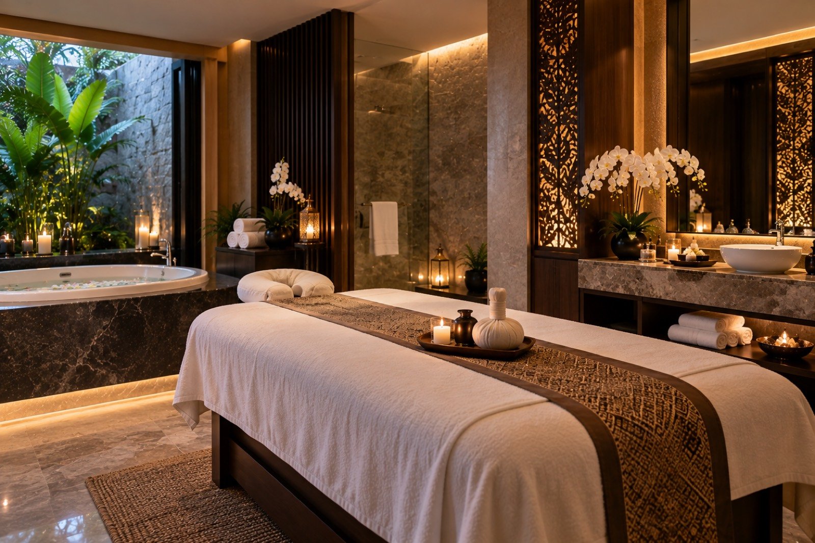 Private suite with bath